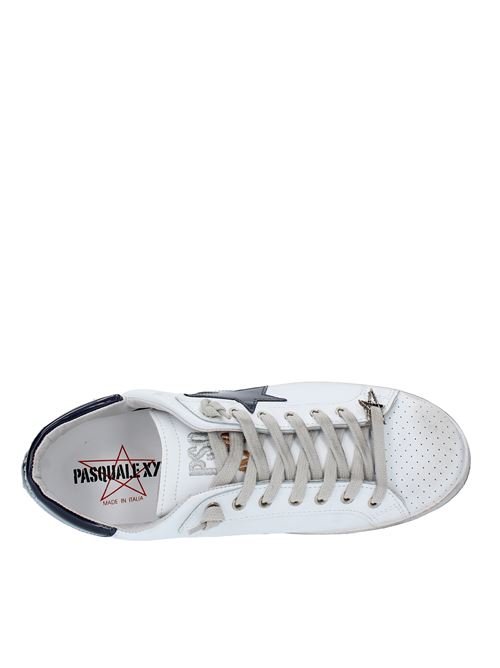 Sneakers in pelle ed ecopelle PASQUALEXY3 | PXCU 001BIANCO-BLU